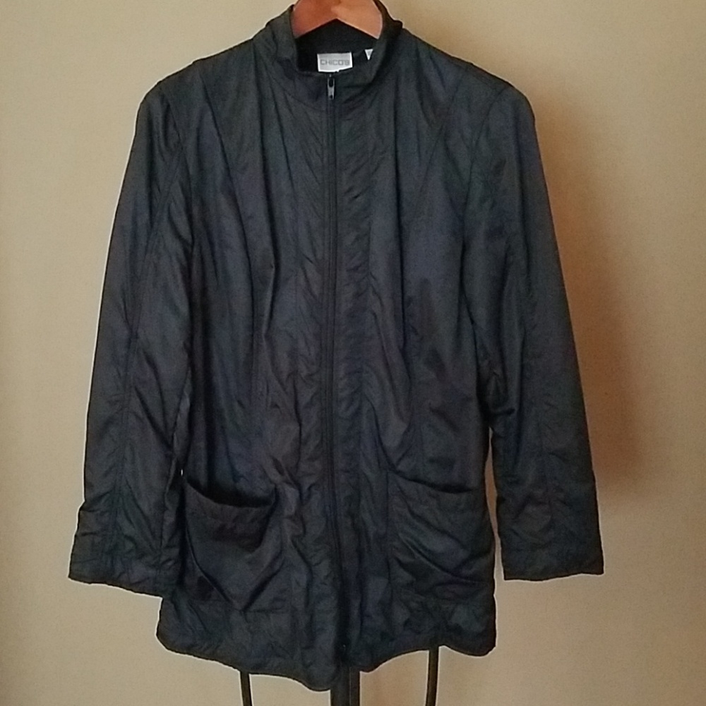 Feminine and Soft, Zip Front Chico's Size 0 Jacket